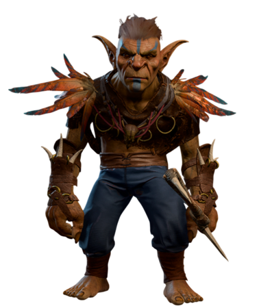 In-game model, showcasing his new breeches